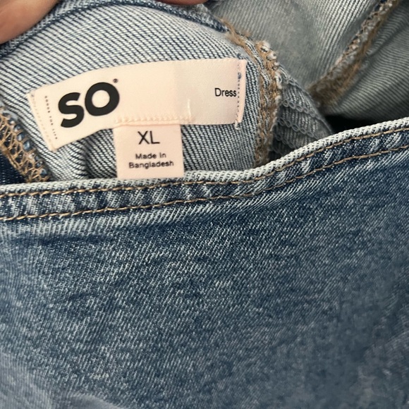 SO Light Blue Denim Dress - Picture 2 of 5